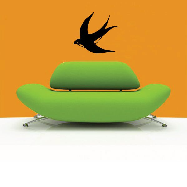 Image of Gentle Flapping Swallow Decal