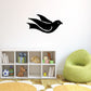 Black swallow decal silhouette