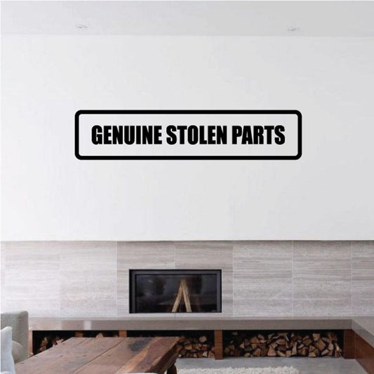 Image of Genuine stolen parts Decal