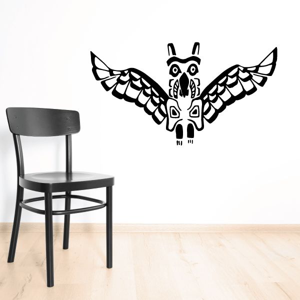 Image of Geometric Owl Decal