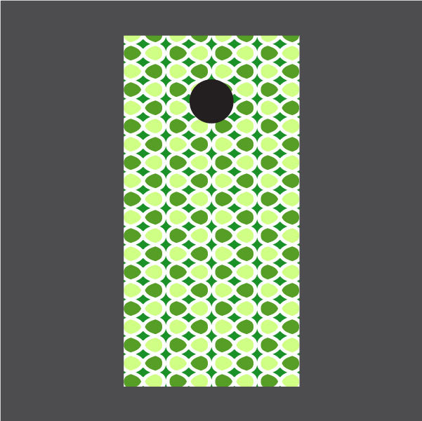 Image of Geometric Pattern Cornhole Board Wraps