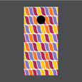 Image of Geometric Pattern Cornhole Board Wraps