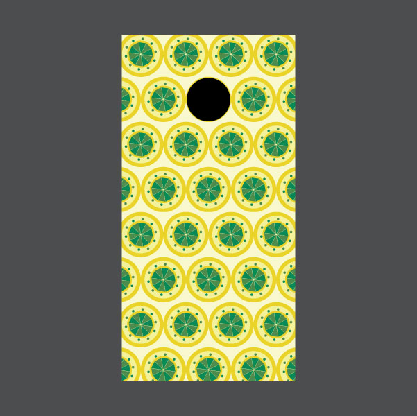 Image of Geometric Pattern Cornhole Board Wraps