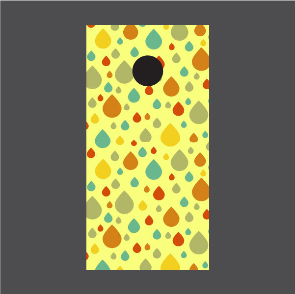 Image of Geometric Pattern Cornhole Board Wraps