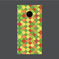 Image of Geometric Pattern Cornhole Board Wraps