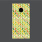 Image of Geometric Pattern Cornhole Board Wraps