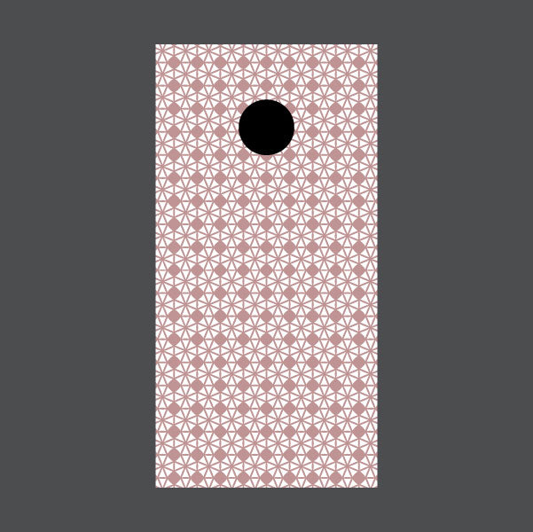 Image of Geometric Pattern Cornhole Board Wraps