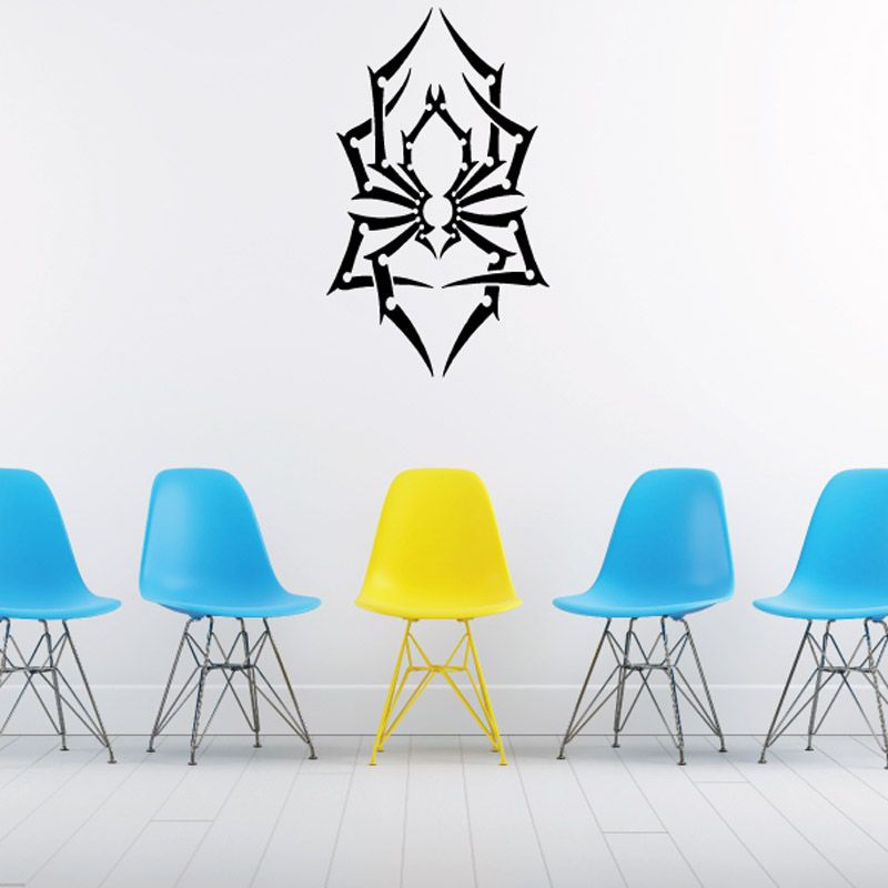 Image of Geometric Pose Jointed Spider Decal