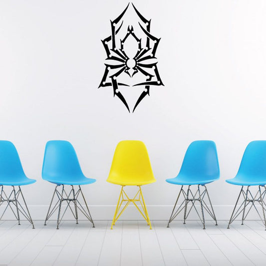 Image of Geometric Pose Jointed Spider Decal