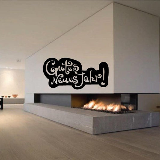 Image of German Gutes Neues Jahr Happy New Year Decal