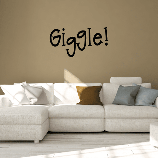 Image of Giggle Wall Decal