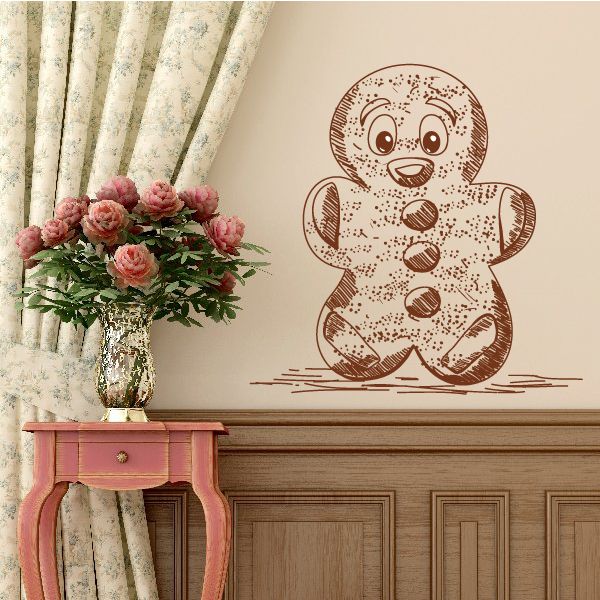 Image of Gingerbread Man Sticker