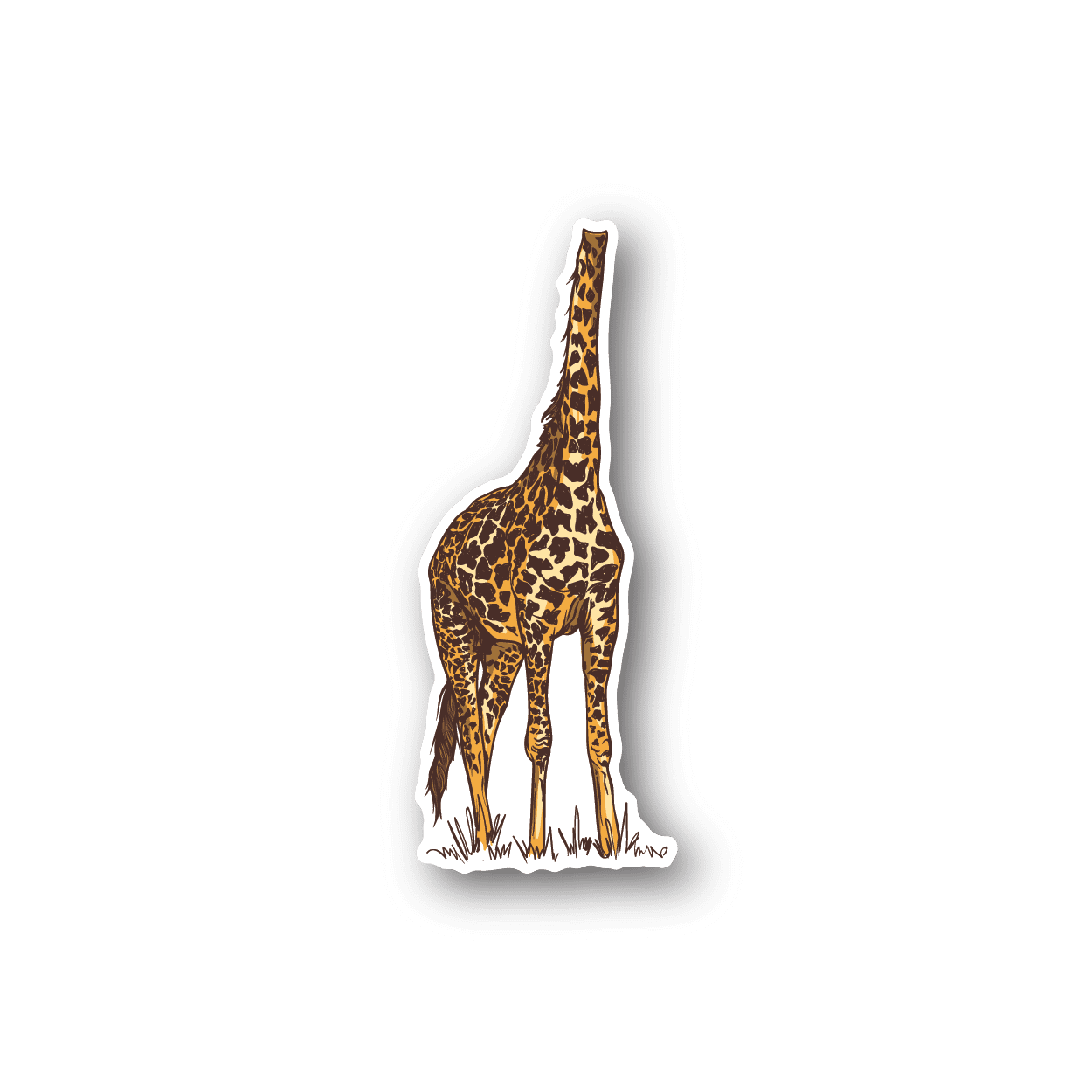 Image of Giraffe without Head Sticker