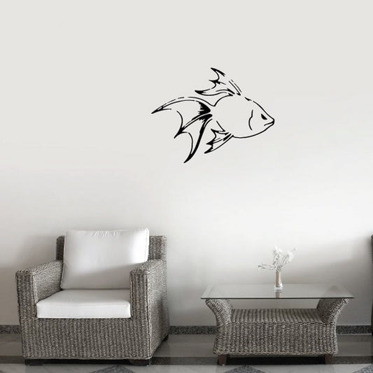 Image of Glaring Goldfish Decal