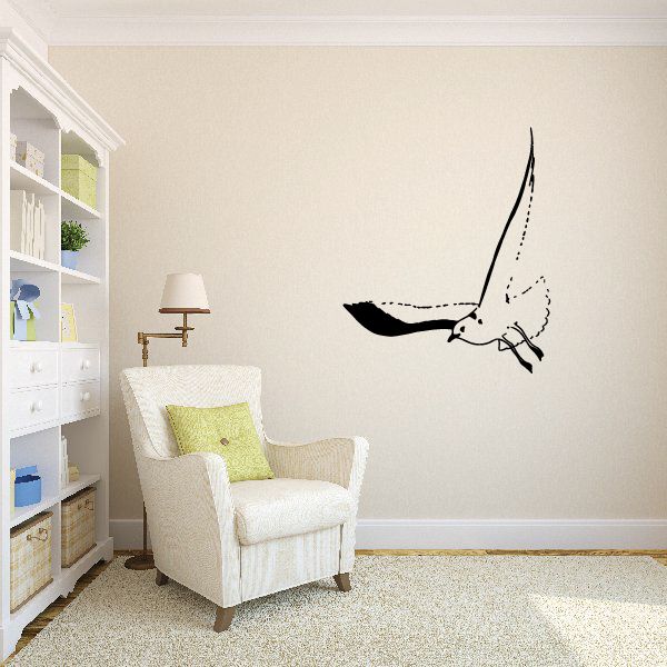 Image of Gliding Seagull Decal