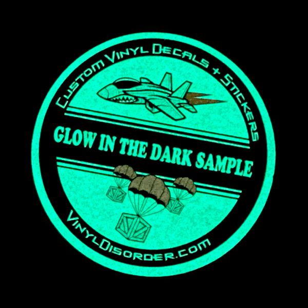 Image of Glow in the Dark Sticker Vinyl