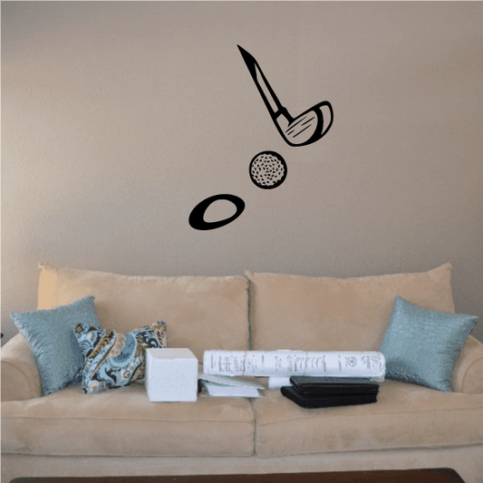 Image of Golf Ball Wall Decal - Vinyl Decal - Car Decal - CDS029