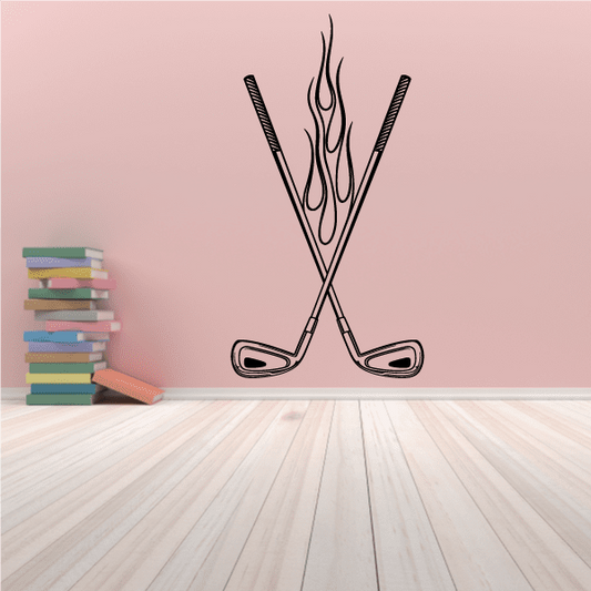 Image of Golf Equipment Wall Decal - Vinyl Decal - Car Decal - CDS107