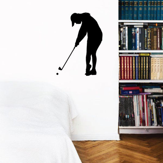 Image of Golf Wall Decal - Vinyl Decal - Car Decal - 008