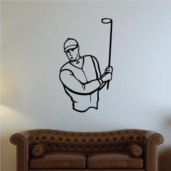 Image of Golf Wall Decal - Vinyl Decal - Car Decal - CDS044