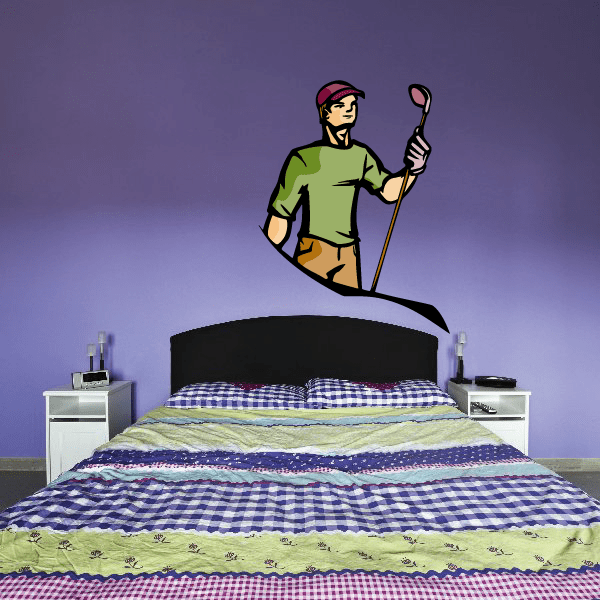 Image of Golf Wall Decal - Vinyl Sticker - Car Sticker - Die Cut Sticker - CDSCOLOR093
