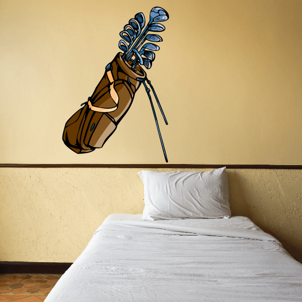 Image of Golf Wall Decal - Vinyl Sticker - Car Sticker - Die Cut Sticker - CDSCOLOR109