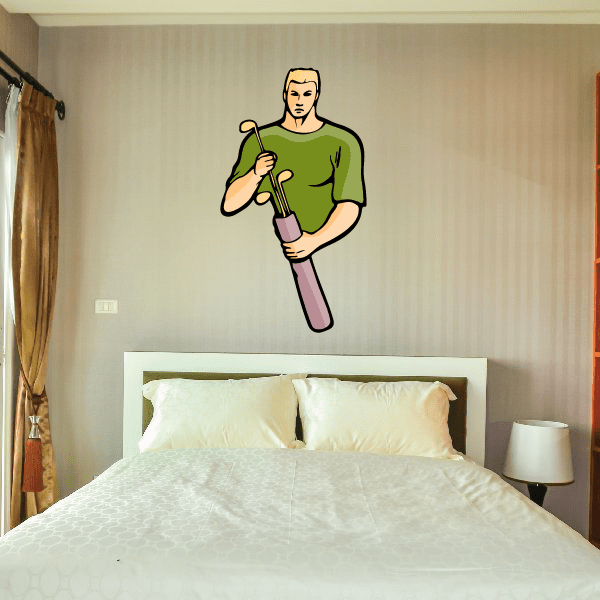 Image of Golf Wall Decal - Vinyl Sticker - Car Sticker - Die Cut Sticker - CDSCOLOR111