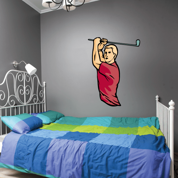 Image of Golf Wall Decal - Vinyl Sticker - Car Sticker - Die Cut Sticker - CDSCOLOR119