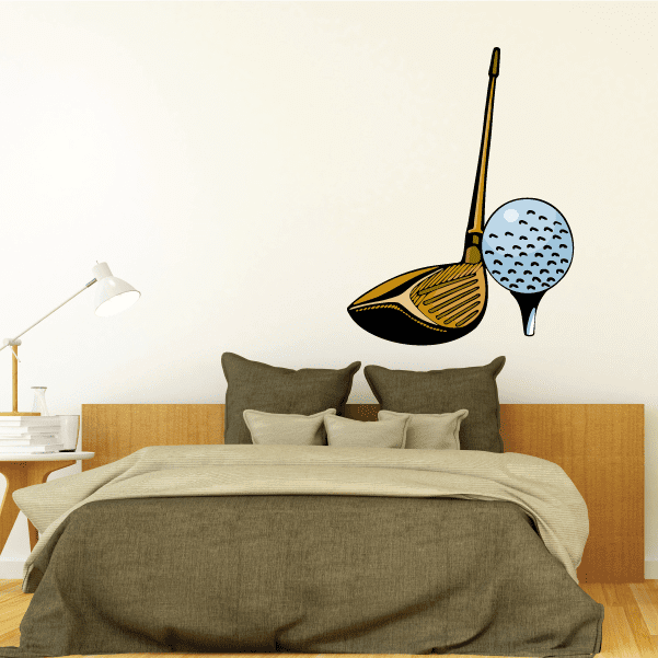 Image of Golf Wall Decal - Vinyl Sticker - Car Sticker - Die Cut Sticker - CDSCOLOR123