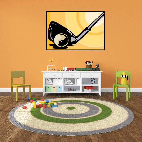 Image of Golf Wall Decal - Vinyl Sticker - Car Sticker - Die Cut Sticker - CDSCOLOR125