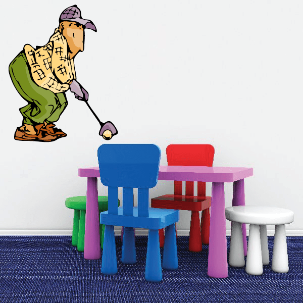 Image of Golf Wall Decal - Vinyl Sticker - Car Sticker - Die Cut Sticker - CDSCOLOR127