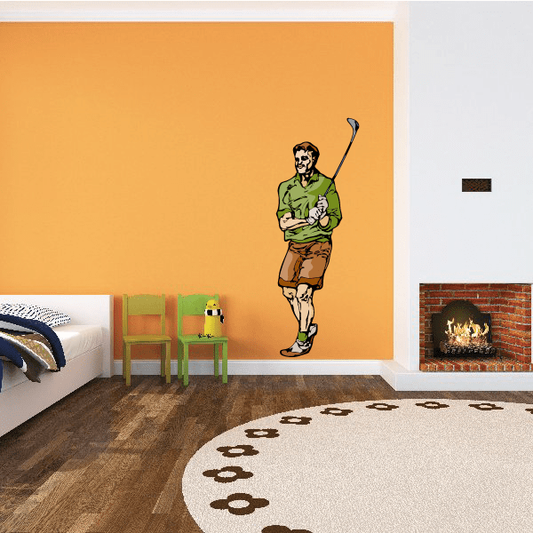 Image of Golf Wall Decal - Vinyl Sticker - Car Sticker - Die Cut Sticker - CDSCOLOR133