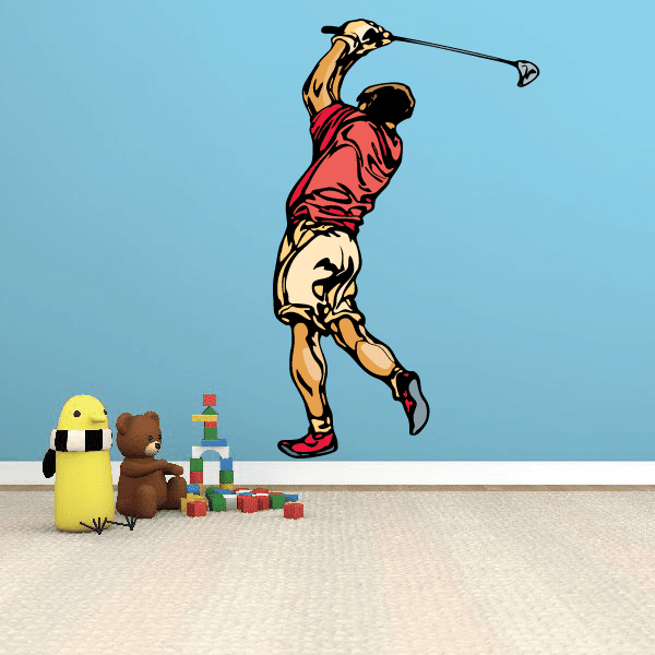 Image of Golf Wall Decal - Vinyl Sticker - Car Sticker - Die Cut Sticker - CDSCOLOR137