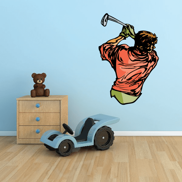 Image of Golf Wall Decal - Vinyl Sticker - Car Sticker - Die Cut Sticker - CDSCOLOR143