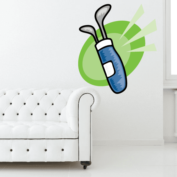Image of Golf Wall Decal - Vinyl Sticker - Car Sticker - Die Cut Sticker - CDSCOLOR164