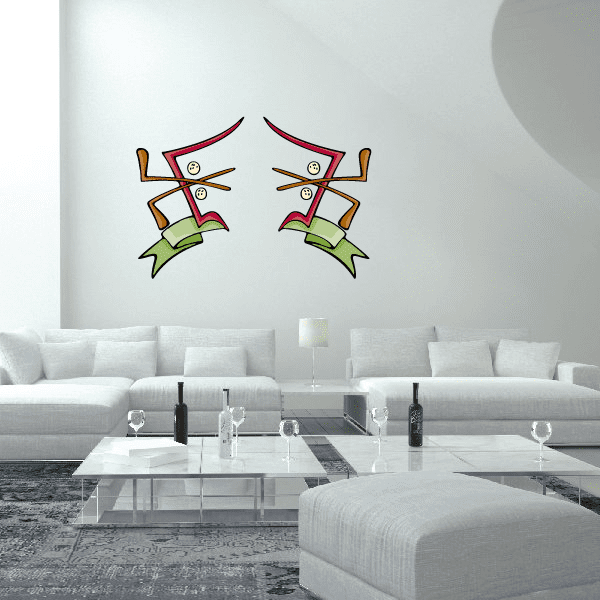 Image of Golf Wall Decal - Vinyl Sticker - Car Sticker - Die Cut Sticker - CDSCOLOR184