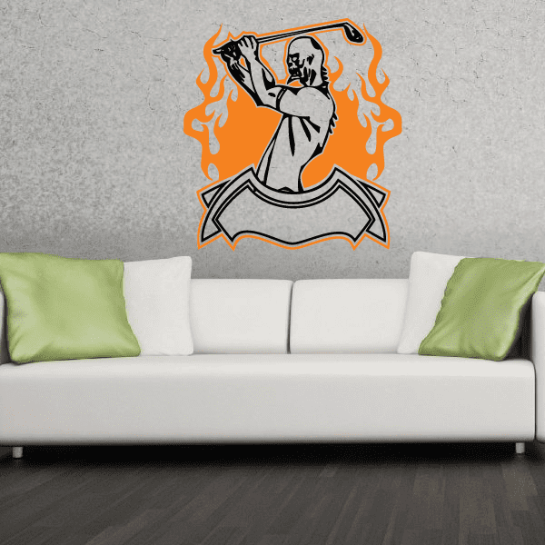 Image of Golf Wall Decal - Vinyl Sticker - Car Sticker - Die Cut Sticker - SMcolor007