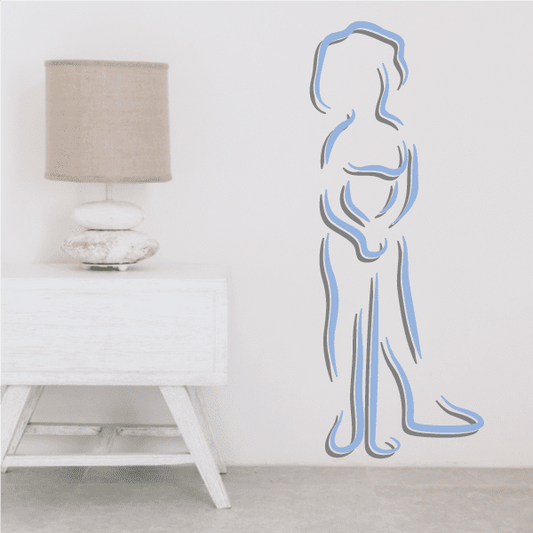 Image of Golfer Wall Decal - Vinyl Sticker - Car Sticker - Die Cut Sticker - CDSCOLOR021