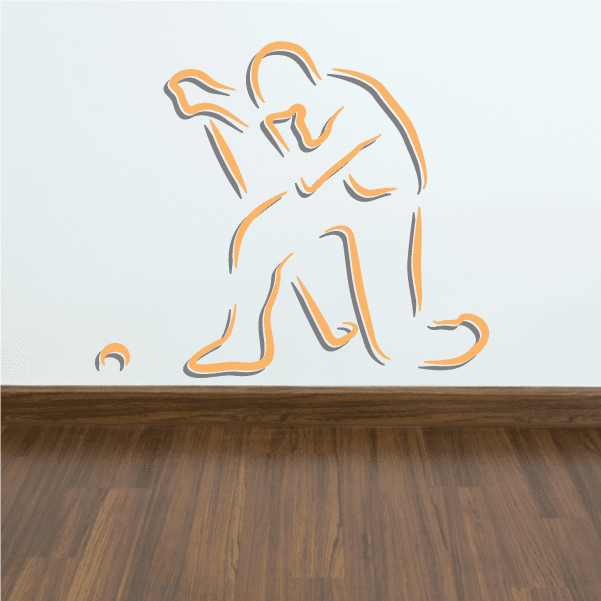 Image of Golfer Wall Decal - Vinyl Sticker - Car Sticker - Die Cut Sticker - CDSCOLOR033