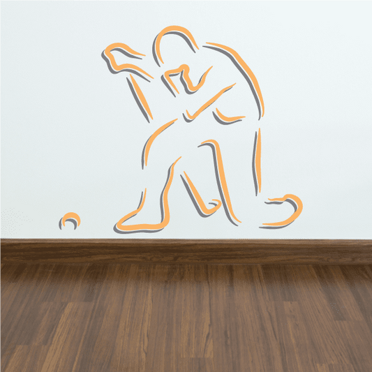 Image of Golfer Wall Decal - Vinyl Sticker - Car Sticker - Die Cut Sticker - CDSCOLOR033