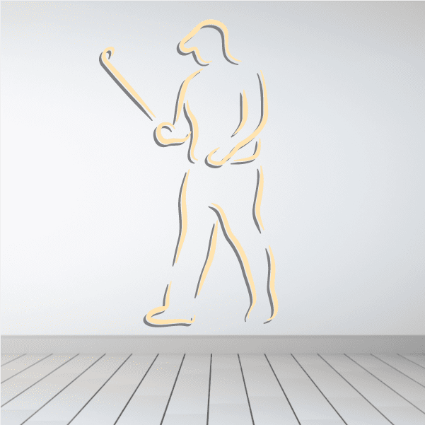Image of Golfer Wall Decal - Vinyl Sticker - Car Sticker - Die Cut Sticker - CDSCOLOR041