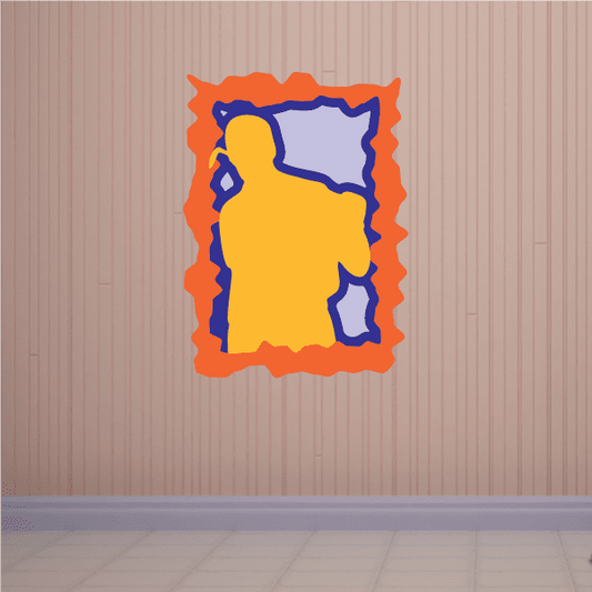 Image of Golfer Wall Decal - Vinyl Sticker - Car Sticker - Die Cut Sticker - CDSCOLOR049