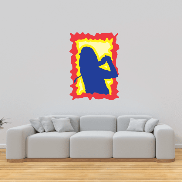 Image of Golfer Wall Decal - Vinyl Sticker - Car Sticker - Die Cut Sticker - CDSCOLOR062