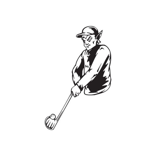 Image of Golfing Wall Decal - Vinyl Decal - Car Decal - DC 001