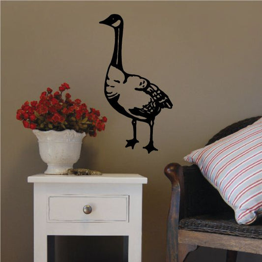 Image of Goose Standing Decal