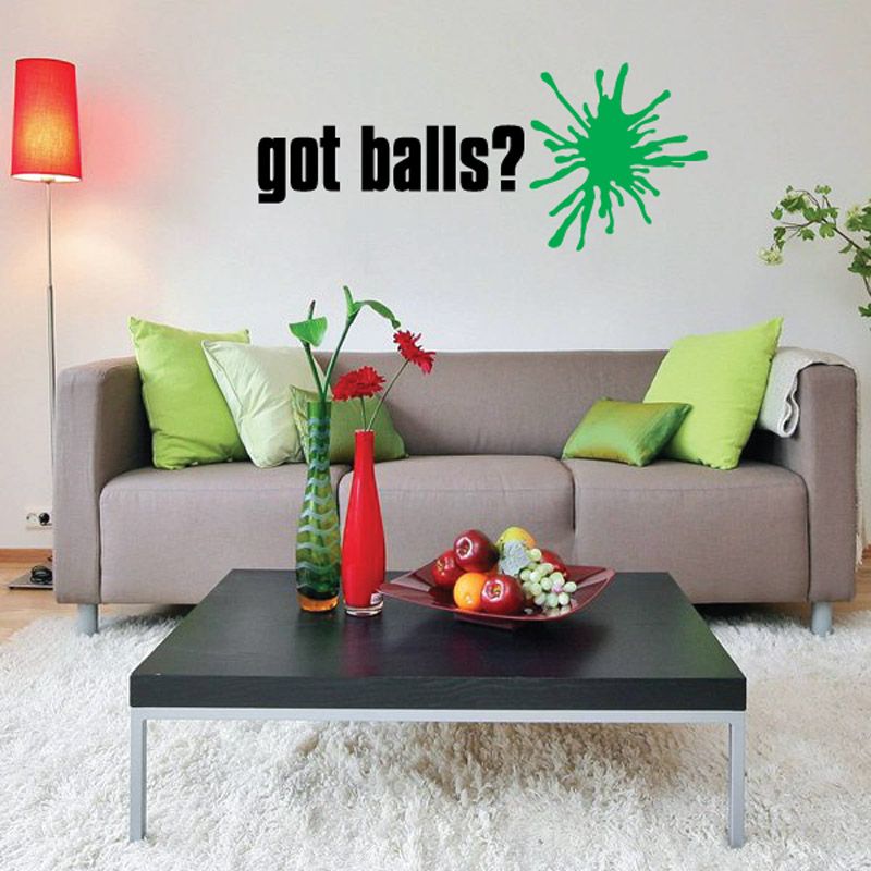 Image of Got Balls Splatter Decal