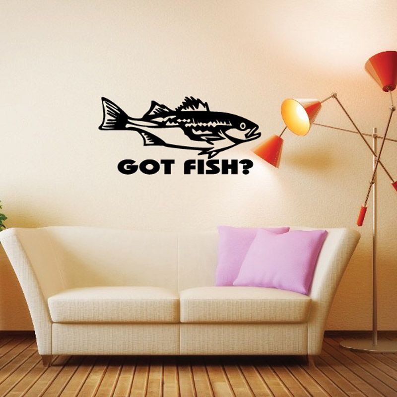 Image of Got fish Wall Decal - Vinyl Decal - Car Decal - DC0092