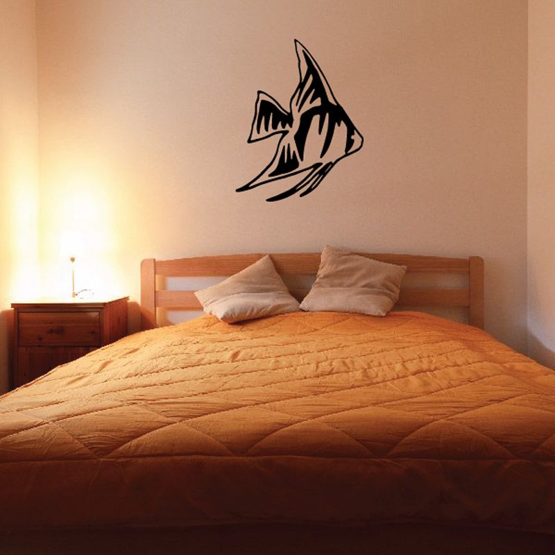 Image of Graceful Banded Butterfly Fish Decal