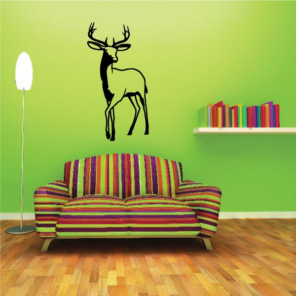 Image of Graceful Buck Deer Decal