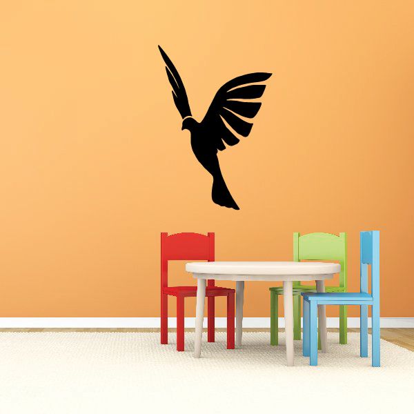 Image of Graceful Dove Silhouette Decal